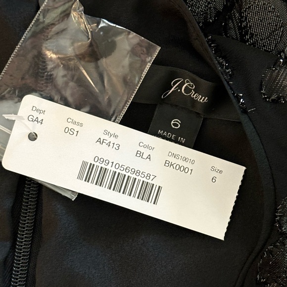 🆕J. Crew A-Line Dress with Metallic Dots - Picture 14 of 14